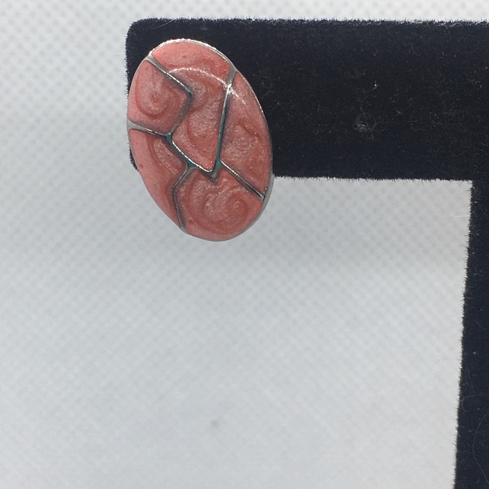 4 for $12: vintage pink post earrings